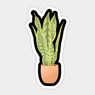 Snake Plant Cactus Sticker